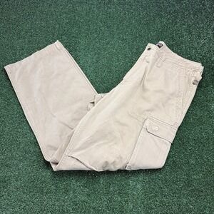 Y2K Polo Jeans Ralph Lauren Men's Military Carpenter‎ Commuter Cargo Pants 38x34